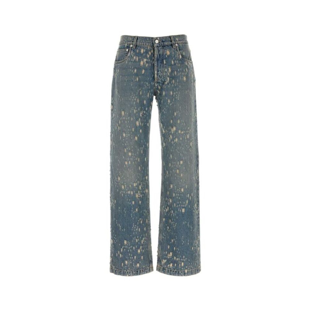 Alexander Mcqueen Men Denim Jeans
